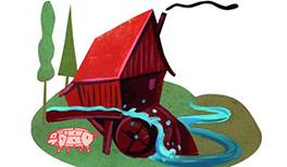 Kinderlied Es klappert die Mühle