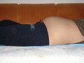 Babybauch von heute im liegen von Mel (35/6 SSW)