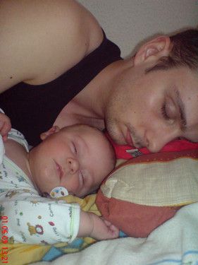 Fynn Luca und Papa