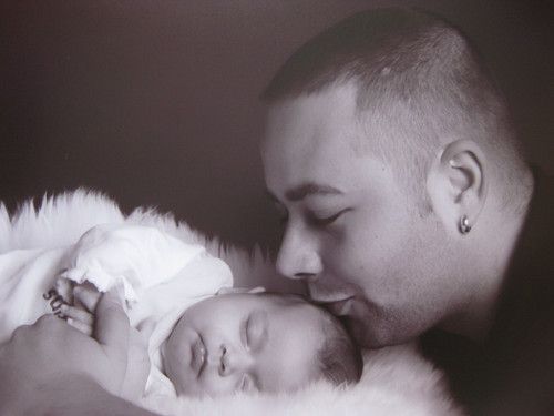 Papa mit Töchterchen Julina