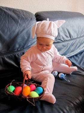 Die Eier werde ich gleich schön verstecken