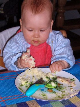 Spinat ist lecker ... zum Matschen !