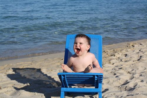 mein erster Strandurlaub