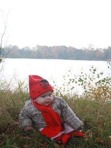 Schöner Herbsttag am See 