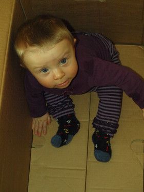 Lena in der Kiste :-)