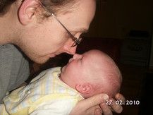 Maya Celine mit Papa