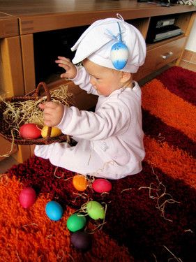 Mein Job als Osterhase gefällt mir sehr