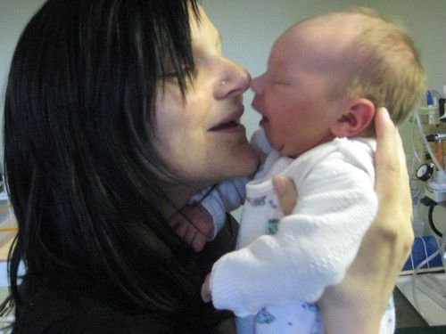 ein kuss auf die nase für mama