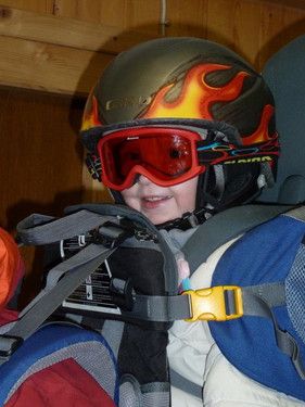 Spaß beim Skifahren