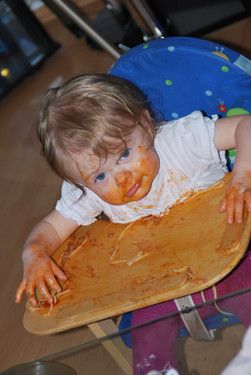 Chayenne beim MIttagessen