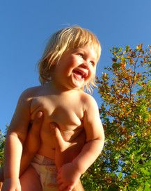 Hurra - ich bin nackig...