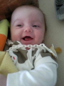 Mein Sonnenschein Louis 4 Monate ist er jetzt .