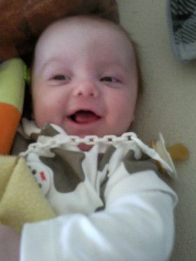 Mein Sonnenschein Louis 4 Monate ist er jetzt .