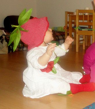 kleine Erdbeerblüte