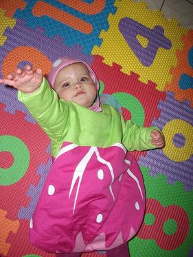 Blumen-Fee beim ersten Karneval