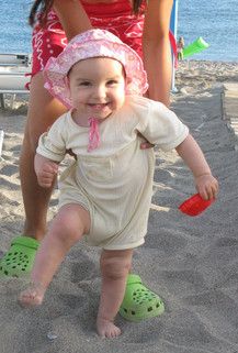 Erste Schritte im Sand