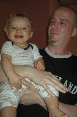 Tyler und Papa 