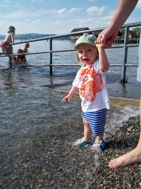 Hui ist der Bodensee kalt!!!