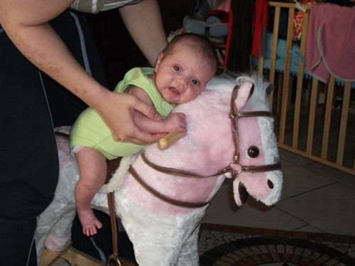 Pinas erstes Reiterlebnis