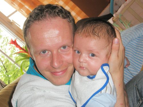 Der Papa mit dem Sohn