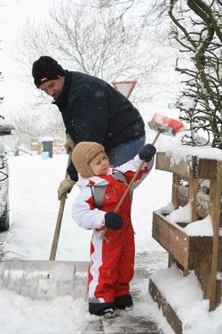 Kleiner Schneeschieber