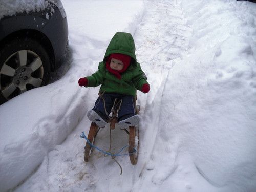 Tiefster Winter über Nacht