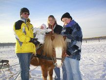 Hier nochmal mit dem Pony "Julchen"!!