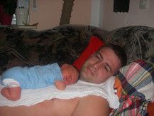 der erste Mittagsschlaf zu Hause