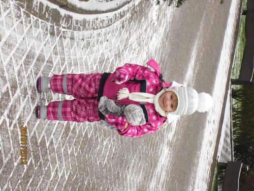 Sunnys Spaziergang im Schnee