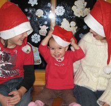 Weihnachtsfotos machen Spaß