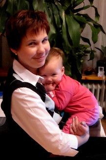 Jetzt gibt es 2 Damen, die mit Papa flirten: Mama und ich!