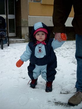 Erster Schneespaziergang