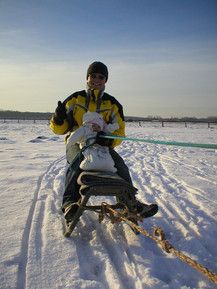 Mit Papa ist gut Schlittenfahren!!!!