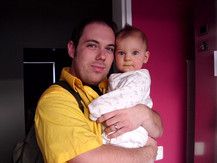 Vor der Arbeit muss gekuschelt werden