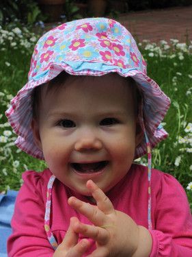 Auch wenn man zahnt, kann man gut gelaunt sein