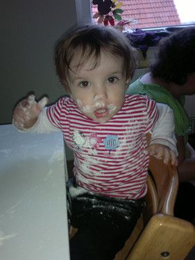 Das erste mal Kekse gebacken xD