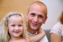 Deneise und Papa, am Tag unserer Hochzeit....