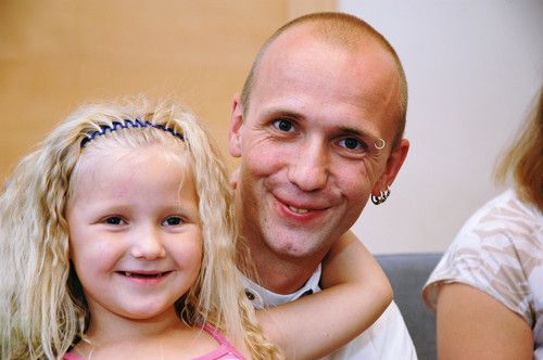 Deneise und Papa, am Tag unserer Hochzeit....