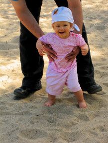 Barfuss geht es am besten