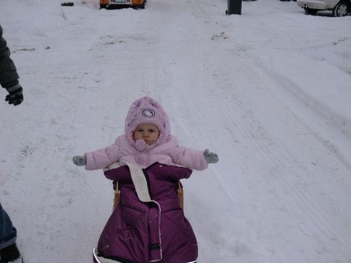 Unser erster Schlitten- Ausflug :-)