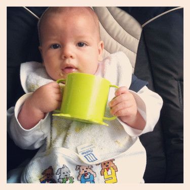 Ich liebe es Wasser zu trinken 