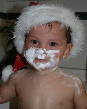 Kleine Weihnachtsmann mit Rauschebart...