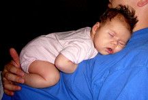 Schön, dass der Papa soooo groß ist