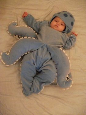 Als kleine Krake noch kein Jahr alt