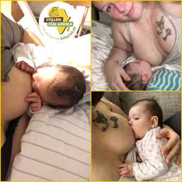 Wir stillen unheimlich gern und inzwischen seit vier Monaten! 🌷