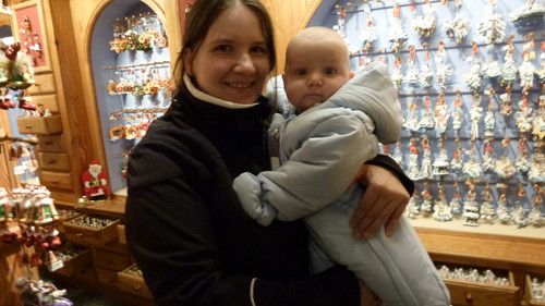 Im Weihnachtsdorf in Rothenburg o.T.