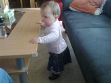 Jules erste Schritte