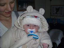 Unser kleiner Prinz in seinem warmen Winteranzug :) 