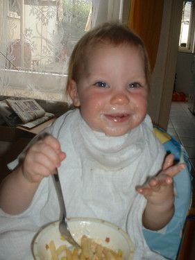 Meine ersten Pommes die ich alleine esse. 