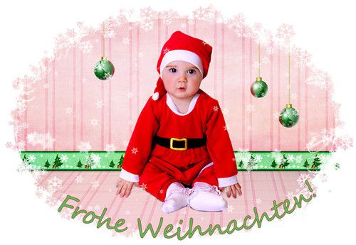 Delia als weihnachtsmann